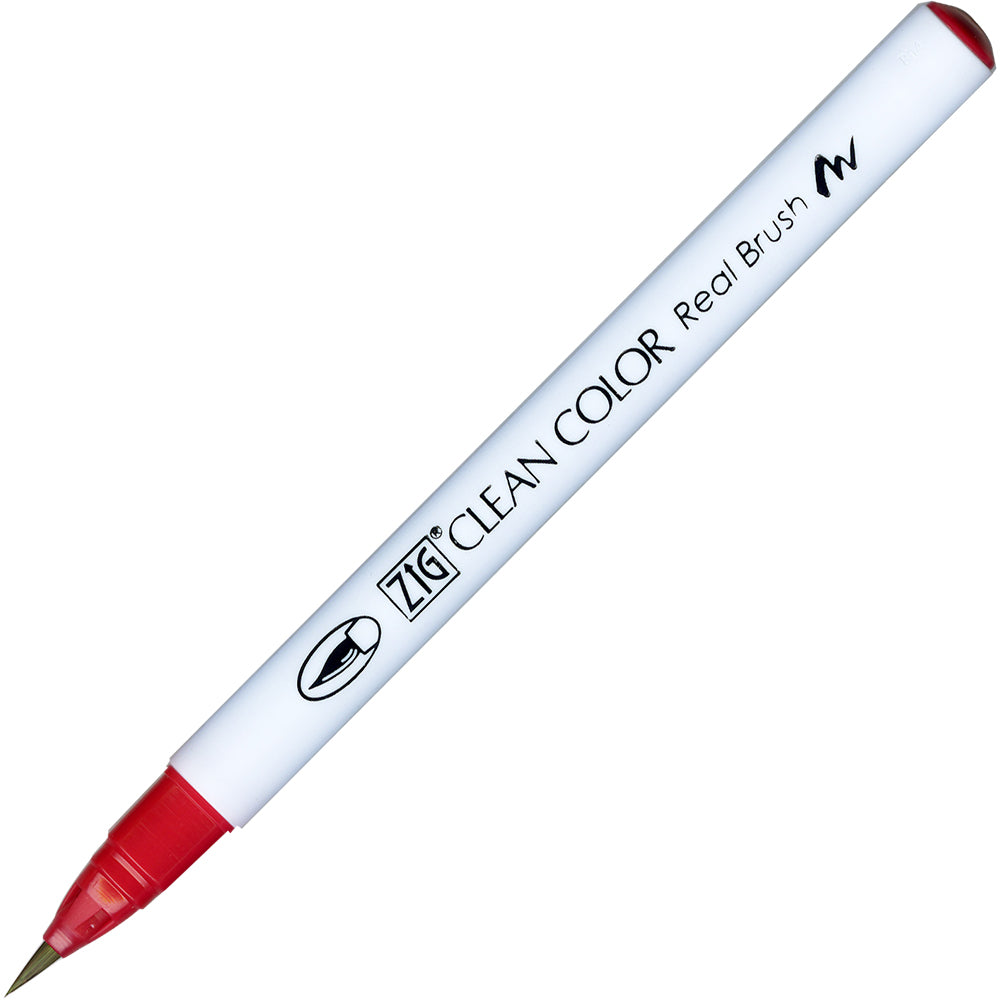 Caneta Pincel Kuretake Zig Clean Color Real Brush Wine Red 024