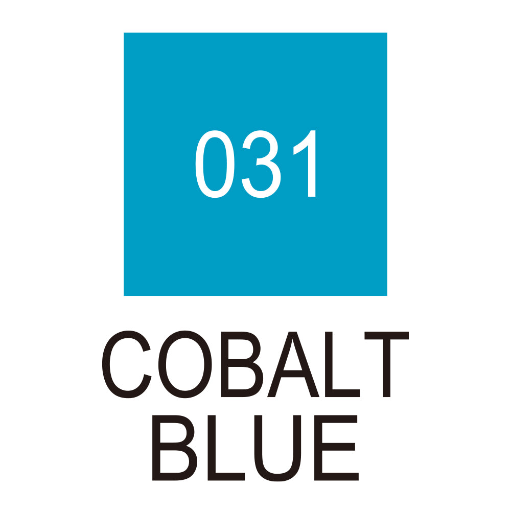 Caneta Pincel Kuretake Zig Clean Color Real Brush Cobalt Blue 031