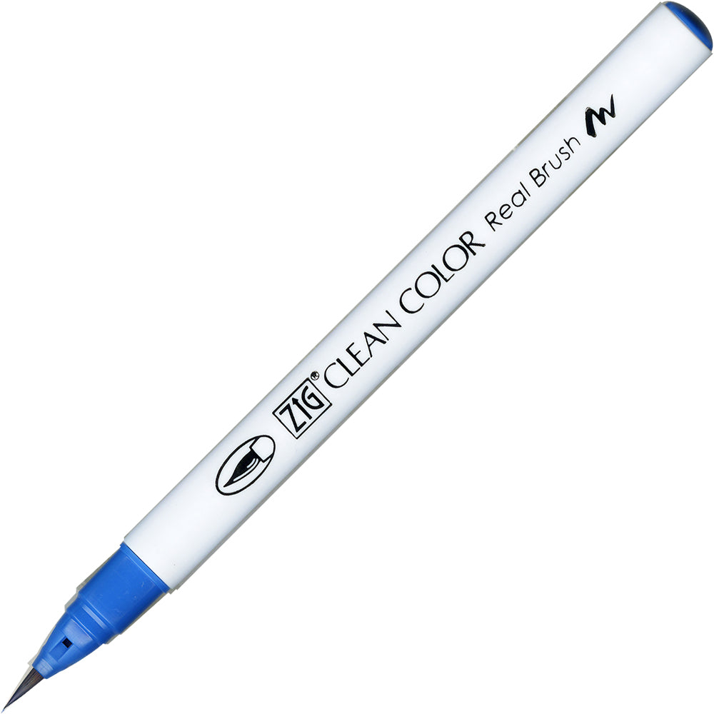 Caneta Pincel Kuretake Zig Clean Color Real Brush Cornflower Blue 037
