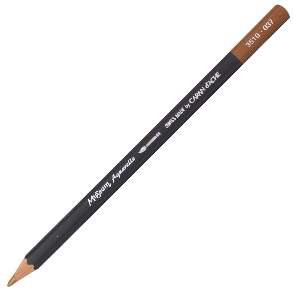 Lápis Aquarelado Caran D'Ache Museum 037 Brown Ochre