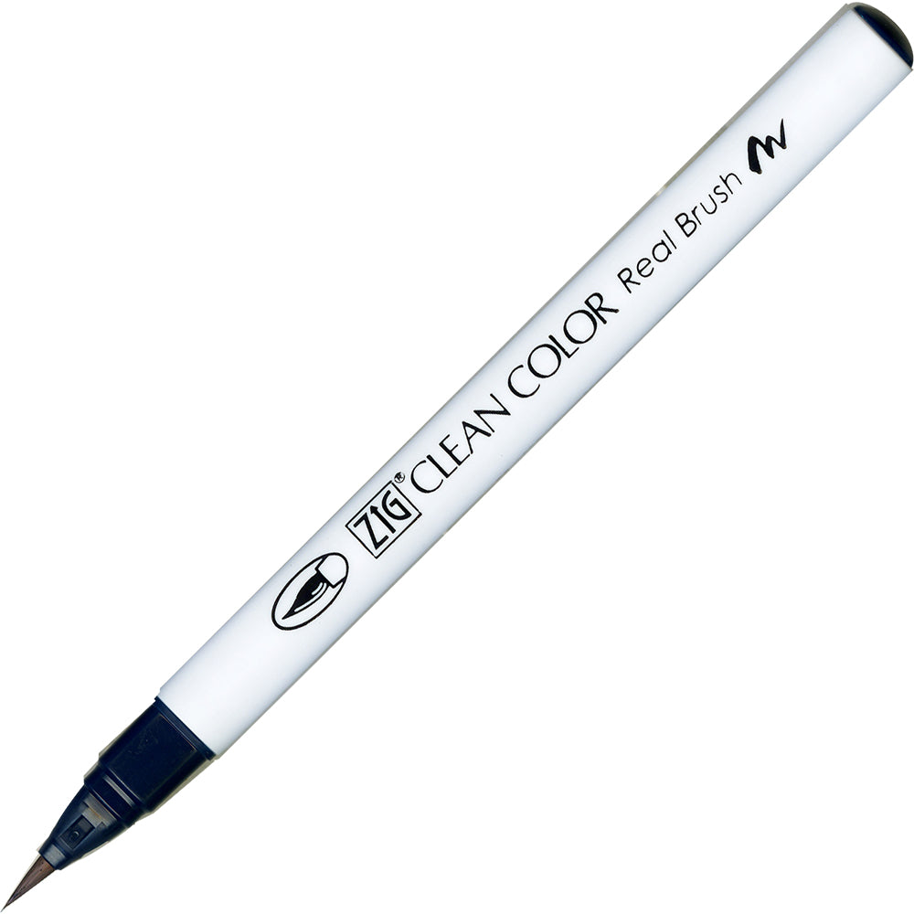 Caneta Pincel Kuretake Zig Clean Color Real Brush Peacock Blue 038