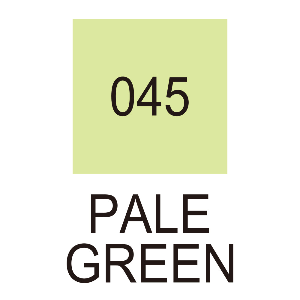 Caneta Pincel Kuretake Zig Clean Color Real Brush Pale Green 045