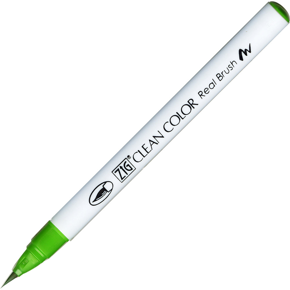Caneta Pincel Kuretake Zig Clean Color Real Brush May Green 047