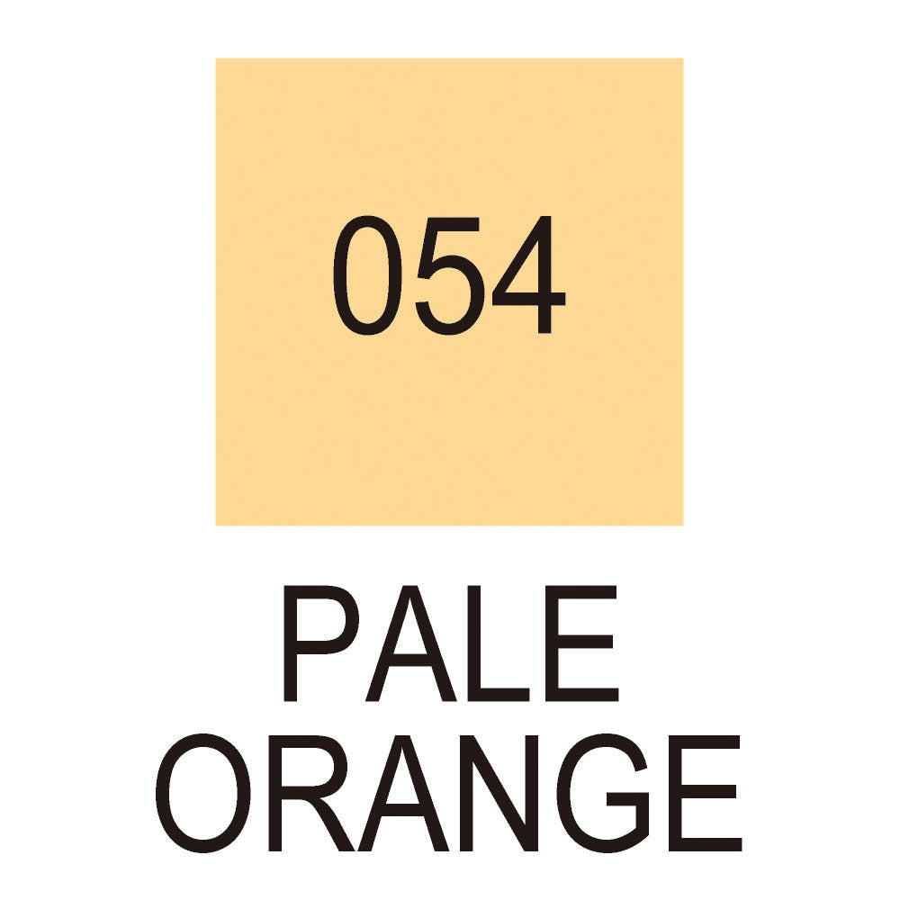 Caneta Pincel Kuretake Zig Clean Color Real Brush Pale Orange 054