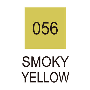 Caneta Pincel Kuretake Zig Clean Color Real Brush Smoky Yellow 056