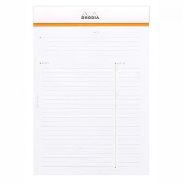 Bloco de Reunião Rhodia N 16 14,8x21cm 80g 80 Folhas