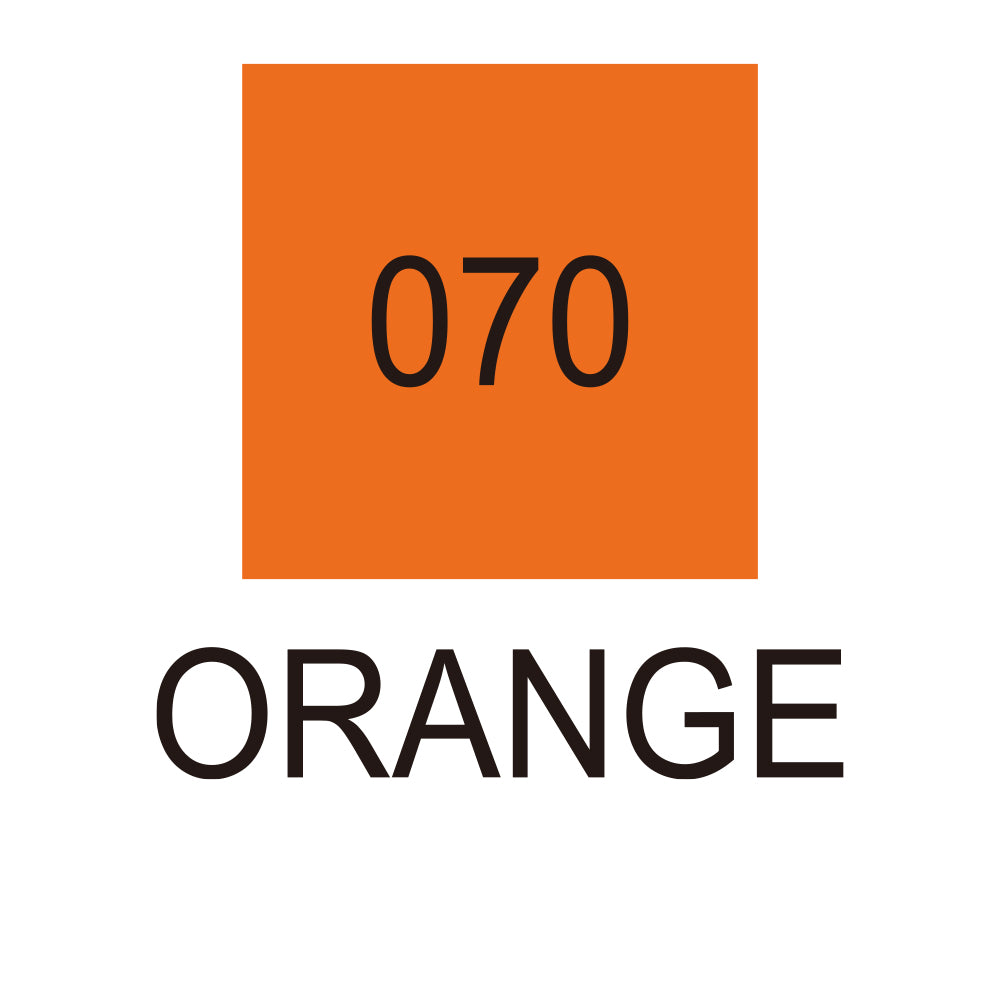Caneta Pincel Kuretake Zig Clean Color Real Brush Orange 070