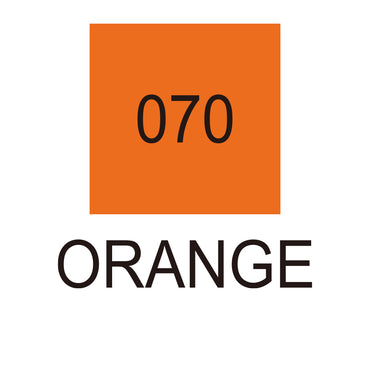 Caneta Pincel Kuretake Zig Clean Color Real Brush Orange 070