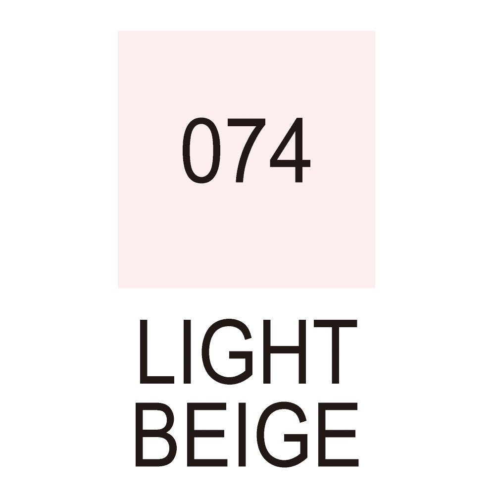 Caneta Pincel Kuretake Zig Clean Color Real Brush Light Beige 074