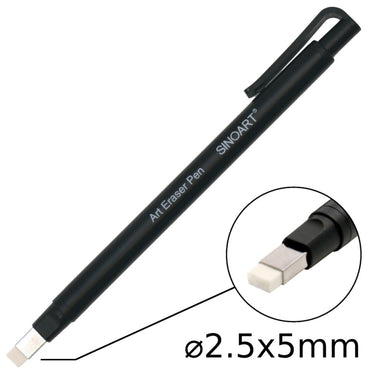 Caneta Borracha Sinoart 2.5mm Flat