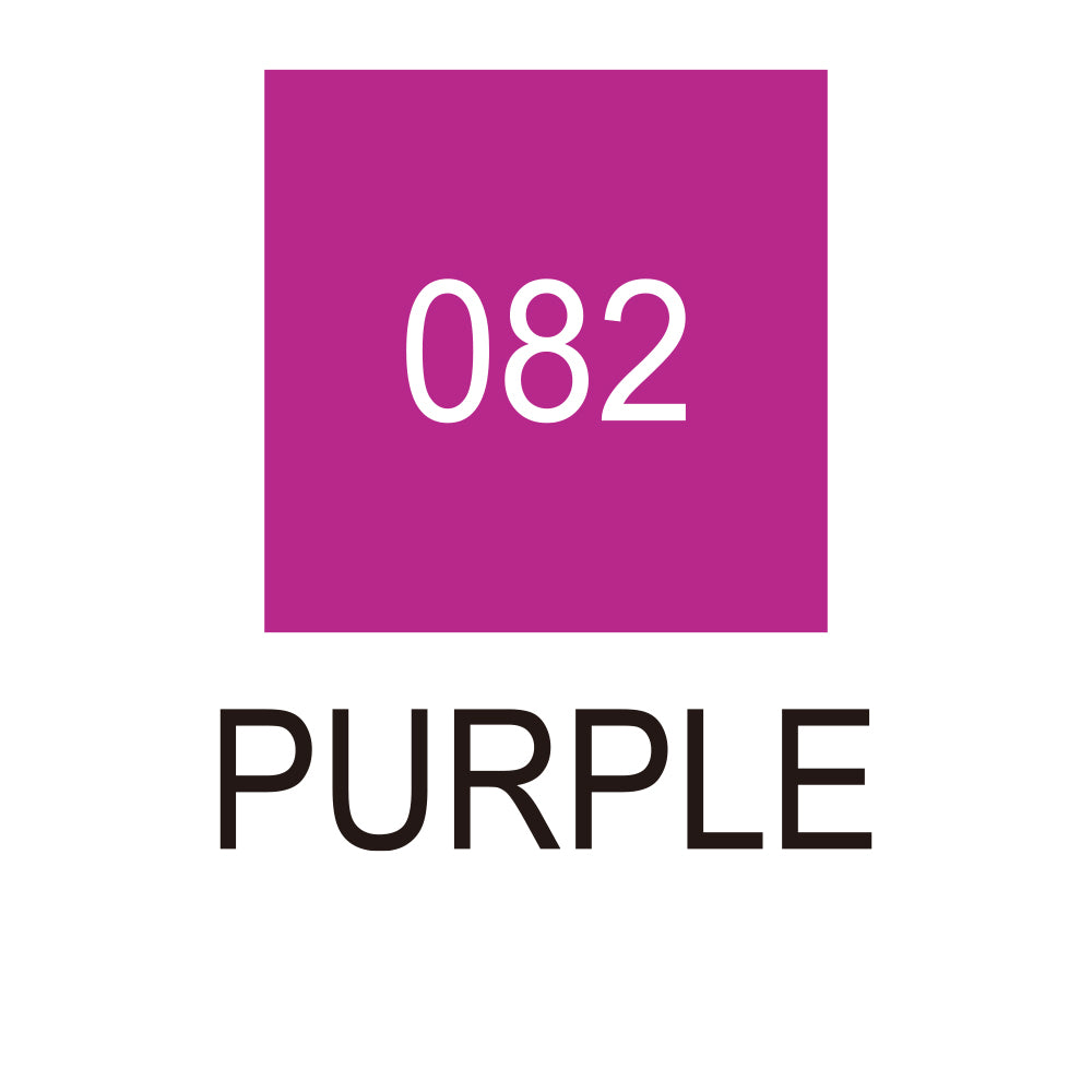 Caneta Pincel Kuretake Zig Clean Color Real Brush Purple 082