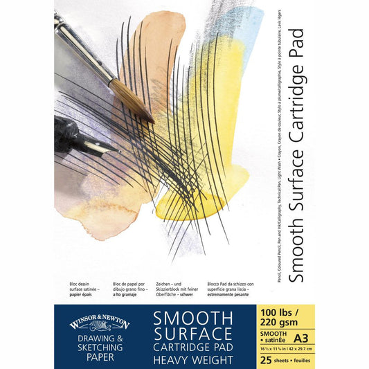 Bloco Papel Winsor & Newton Smooth Surface 220g A5