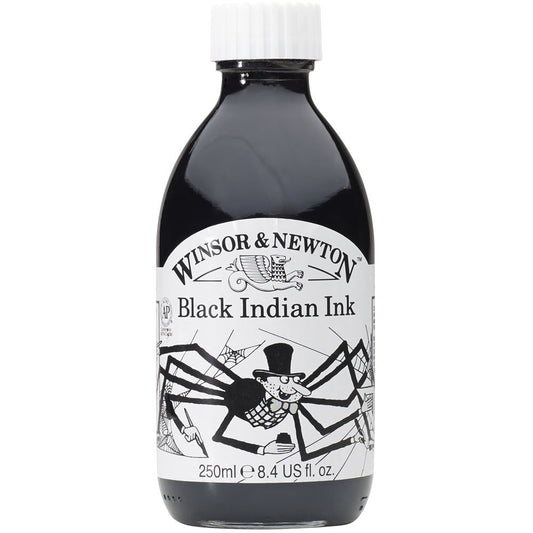 Tinta Nanquim Winsor & Newton 250ml Black Indian Ink