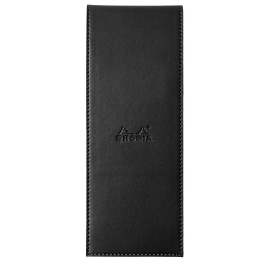 Bloco de Notas Rhodia 8,4x21cm N°8 Capa Couro Preto