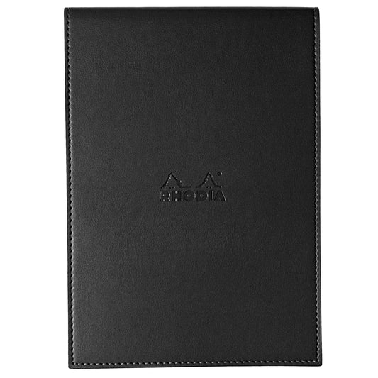 Bloco de Notas Rhodia 15,5x22cm N°16 Capa Couro Preto