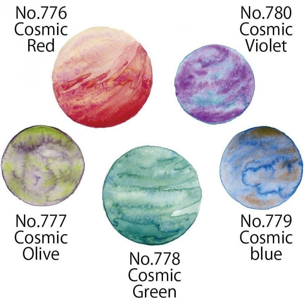 Aquarela Kuretake Gansai Tambi 05 Granulation Colors Set 2