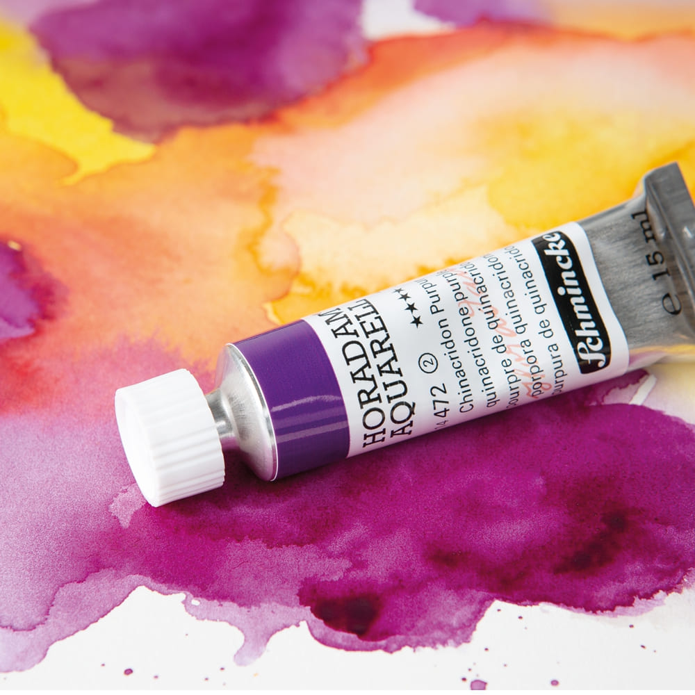 Tinta Aquarela Schmincke Horadam Bisnaga 06 Cores Retrô