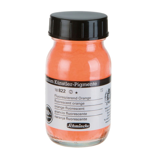 Pigmento em Pó Schmincke 100ml S2 822 Fluores Orange