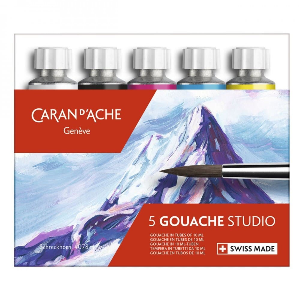 Estojo Tinta Guache Studio Caran d'Ache