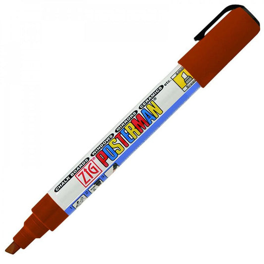Marcador Zig Posterman Kuretake Broad Brown PMA-50