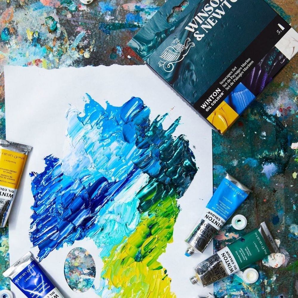 Estojo de Tinta Óleo Artist Winsor & Newton Profissional Seascapes Set C/5 Cores