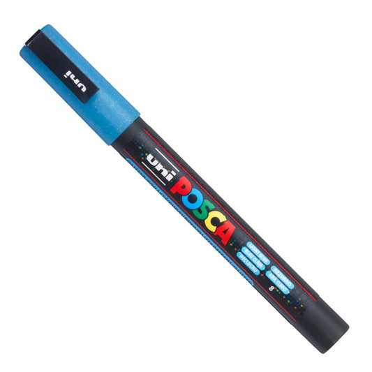 Caneta Posca Uni Ball PC-3ML Azul Claro