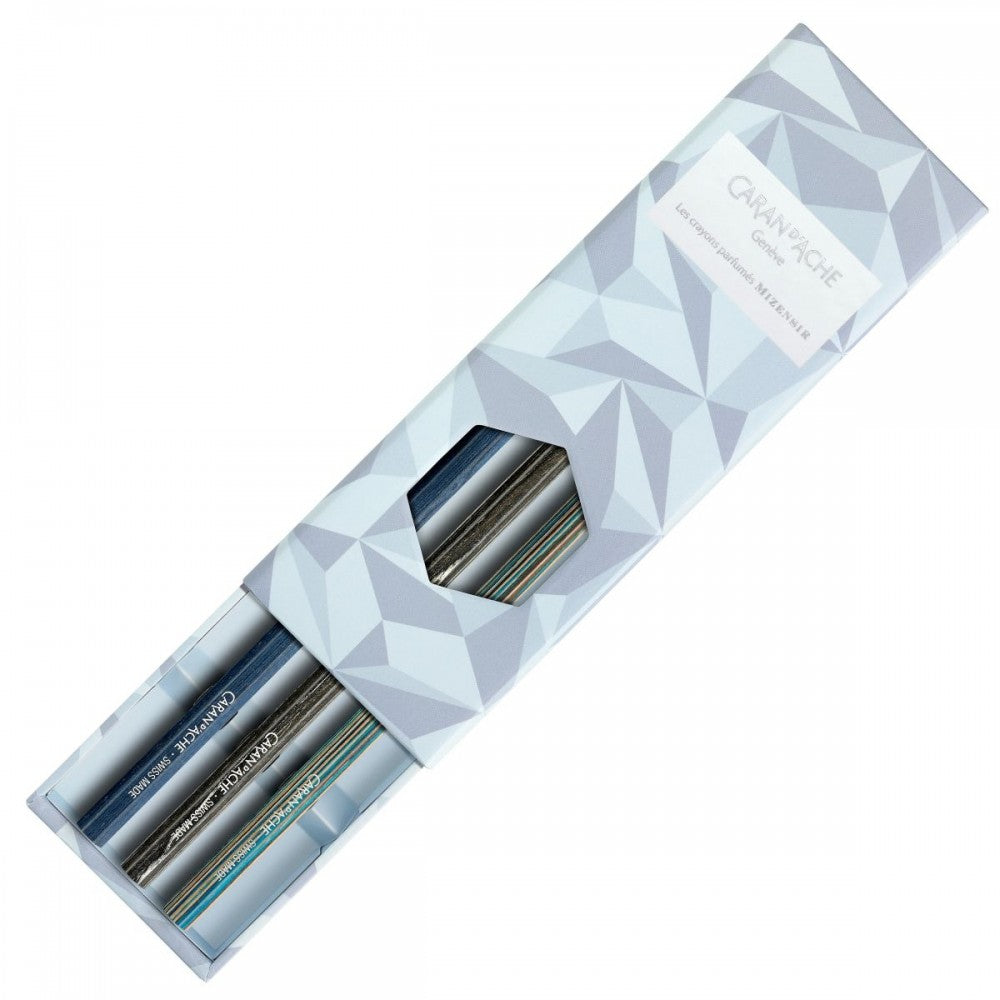 Lápis Crayon Aromatizados Caran d'Ache + Mizensir Alpine Frost C/3