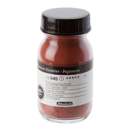 Pigmento em Pó Schmincke 100ml S1 645 Pompeiian Red