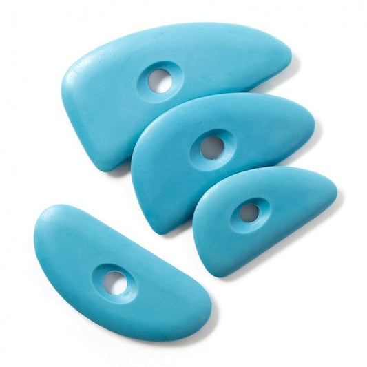 Espátulas de Silicone P/ Cerâmica Set C/4 Formatos
