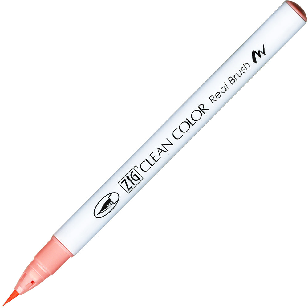 Caneta Pincel Kuretake Zig Clean Color Real Brush Pink Flamingo 222