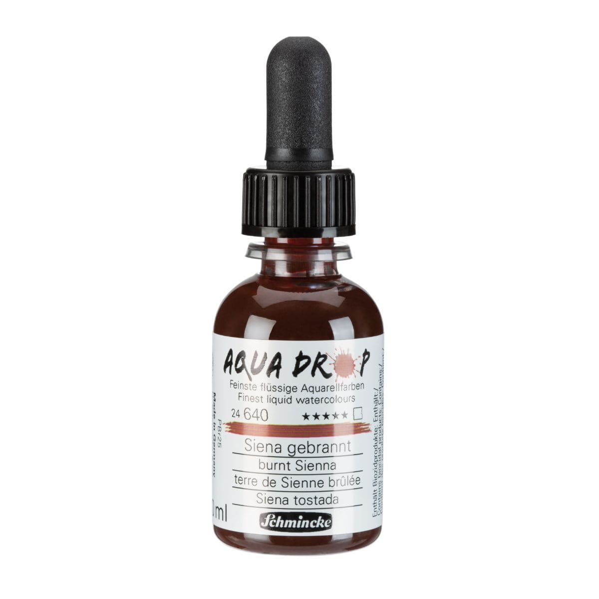 Aquarela Líquida Schmincke Aqua Drop 30ml 640 Burnt Sienna