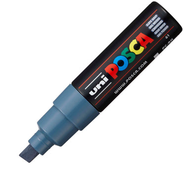 Caneta Posca Uni Ball Extra Board PC-8K Cinza Ardosia