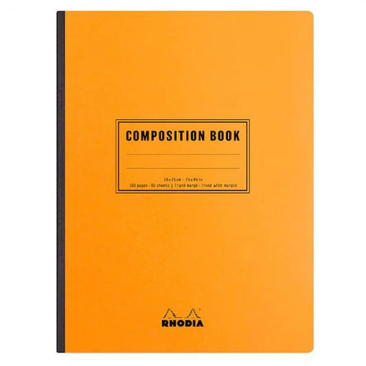 Composition Book Rhodia 19X25CM 80 Fls Capa Laranja
