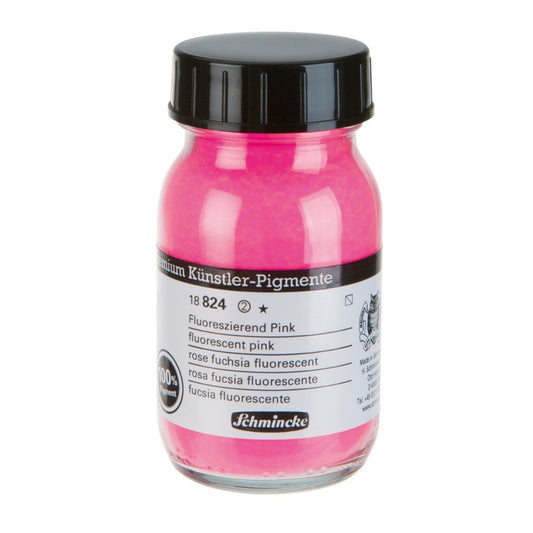 Pigmento em Pó Schmincke 100ml S2 824 Fluores Pink