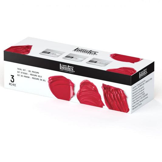 Conjunto Gel Medium Acrílico Liquitex 3 Unidades