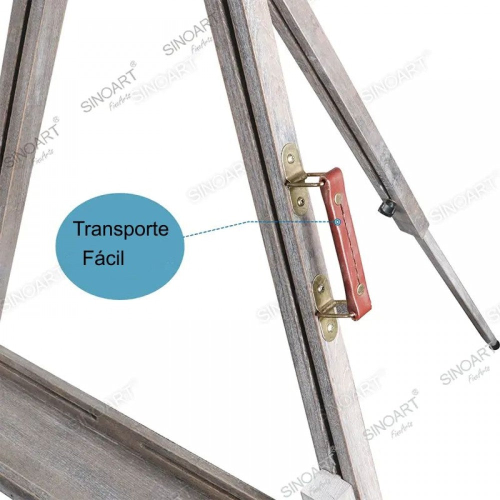 Cavalete Tripé Portátil Dobrável Com Bandeja Sinoart