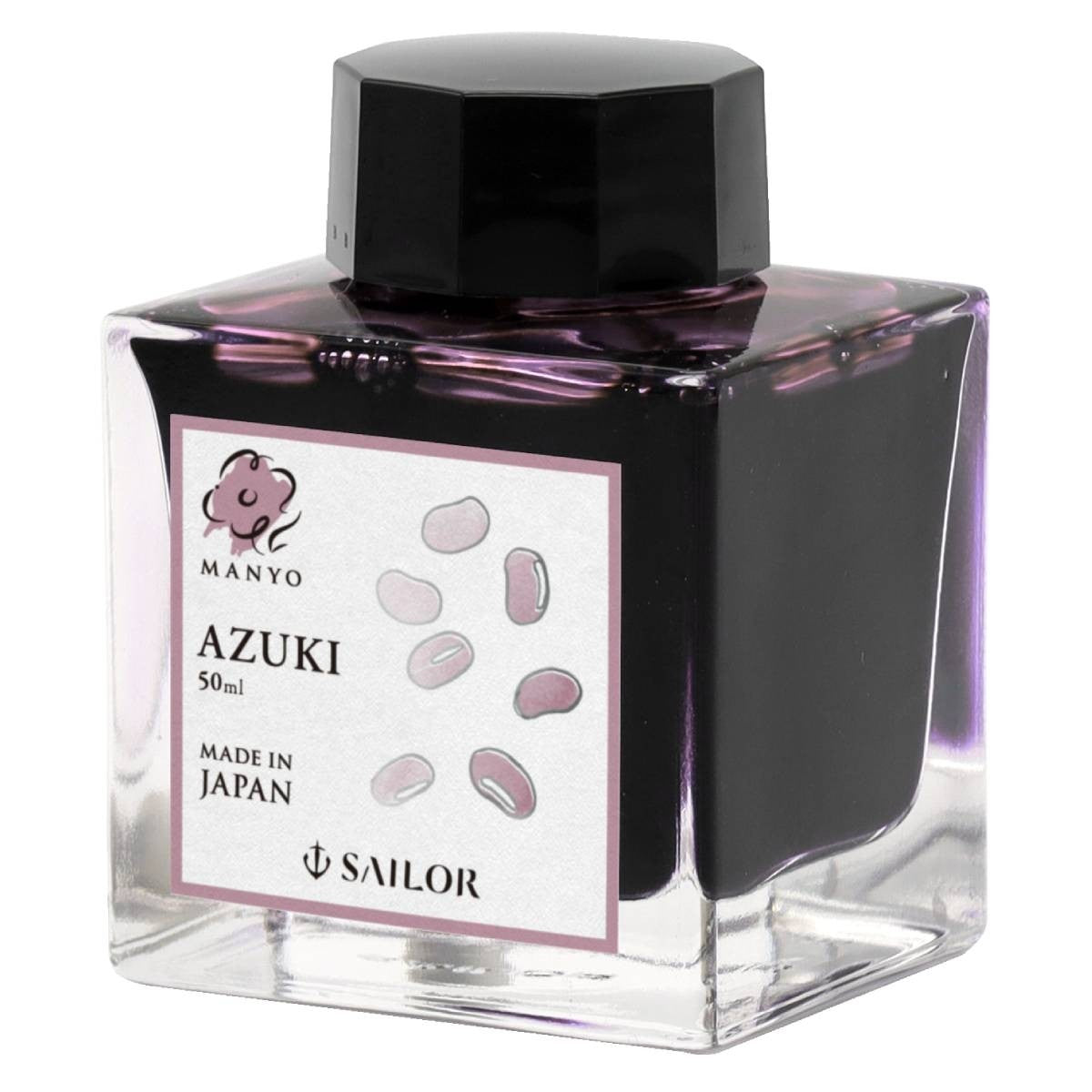 Tinta Para Caneta Tinteiro Sailor Manyo 50ml Azuki