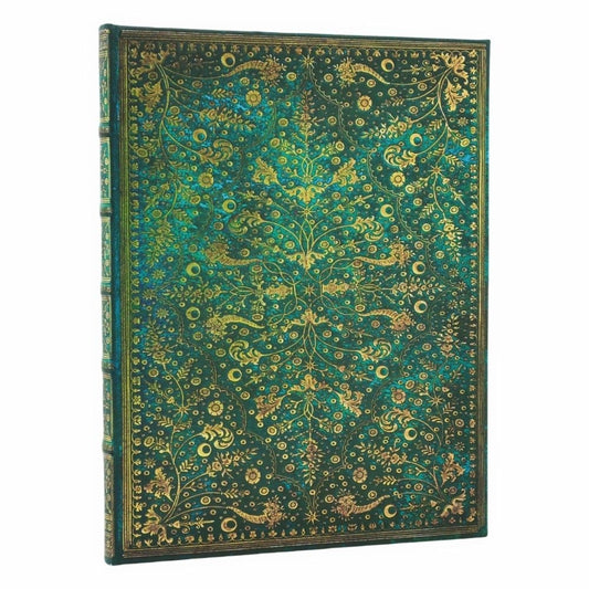 Paperblanks Emerald Flower Ultra Capa Dura Pautado