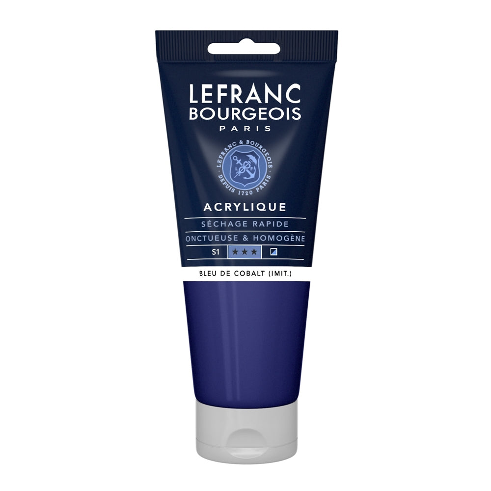 Tinta Acrílica Lefranc & Bourgeois 200ml 064 Cobalt Blue Hue