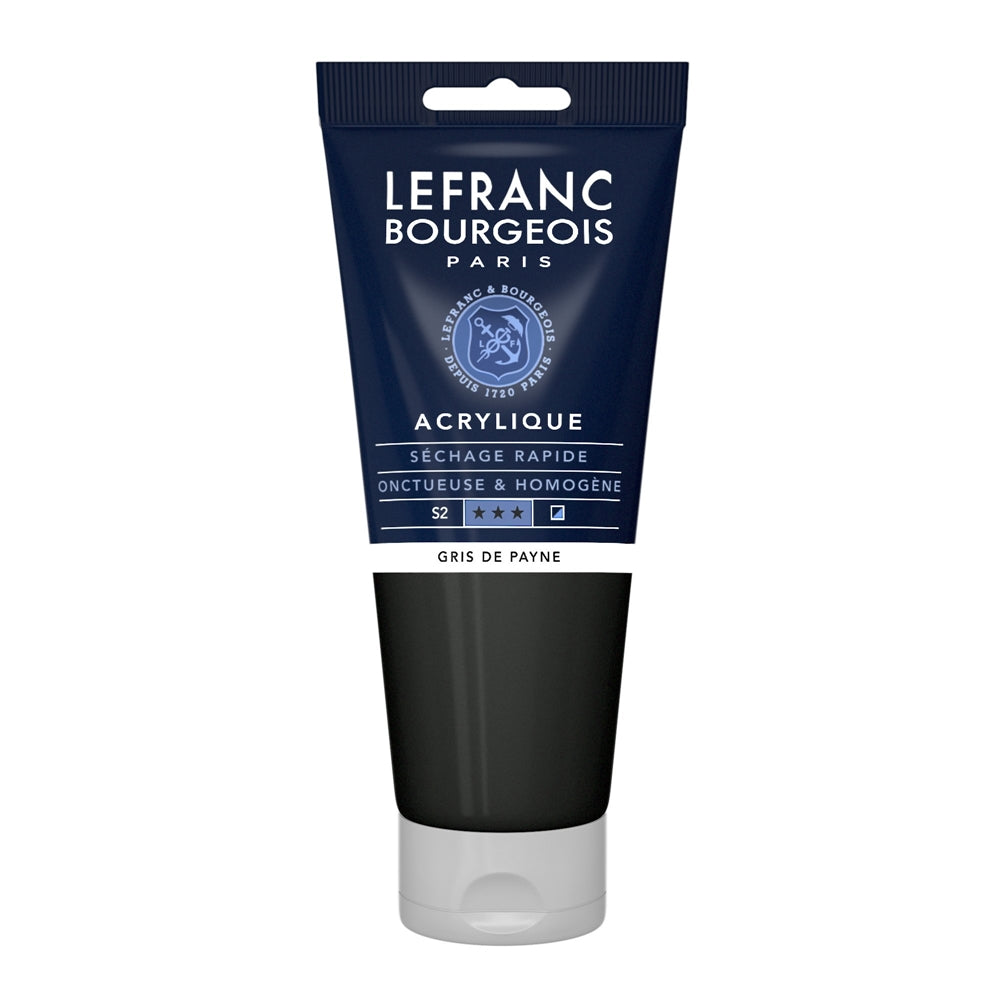 Tinta Acrílica Lefranc & Bourgeois 200ml 261 Payne's Grey