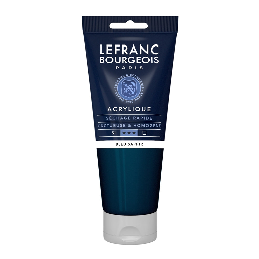 Tinta Acrílica Lefranc & Bourgeois 200ml 048 Sapphire Blue