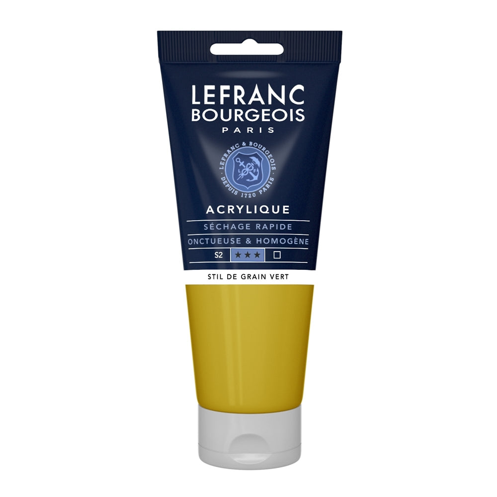 Tinta Acrílica Lefranc & Bourgeois 200ml 730 Stil de Grain Green