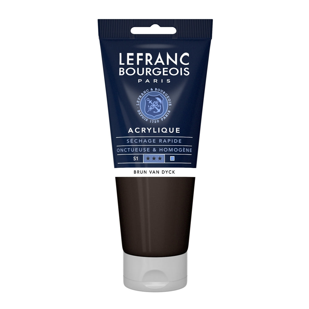 Tinta Acrílica Lefranc & Bourgeois 200ml 111 Van Dick Brown