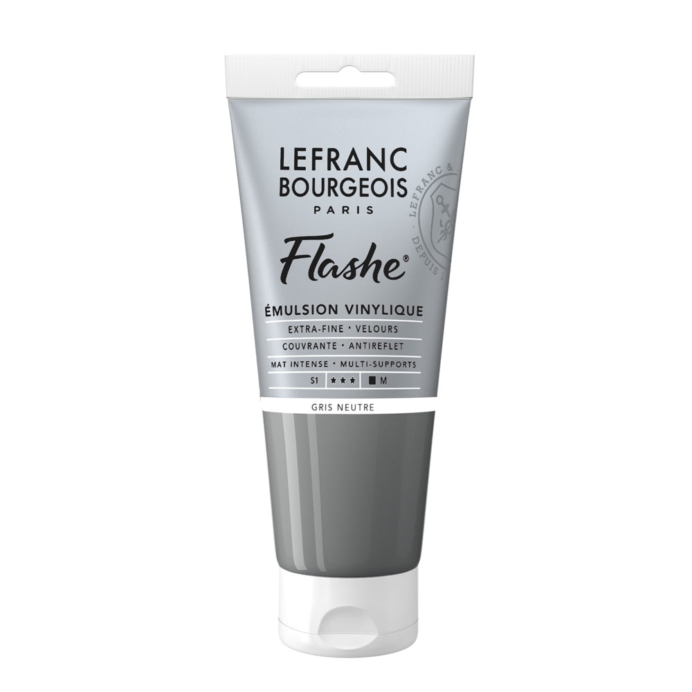 Tinta Acrílica Flashe Lefranc & Bourgeois 80ml S1 258 Neutral Grey