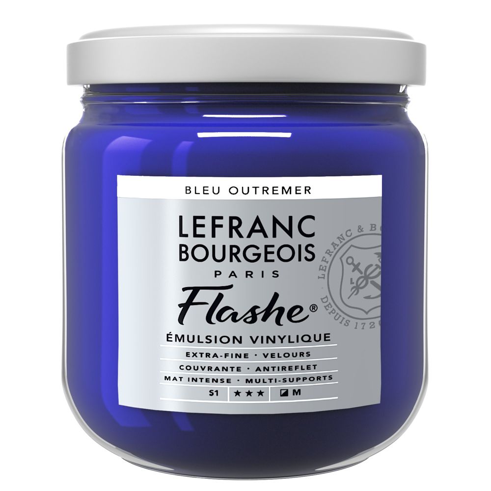 Tinta Acrílica Flashe Lefranc & Bourgeois 400ml S1 043 Ultramarine Blue