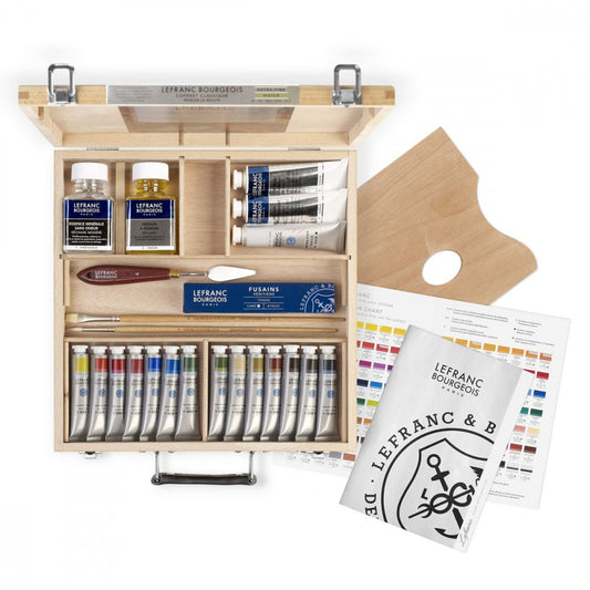 Estojo Tinta Óleo Lefranc & Bourgeois Coffret Classique