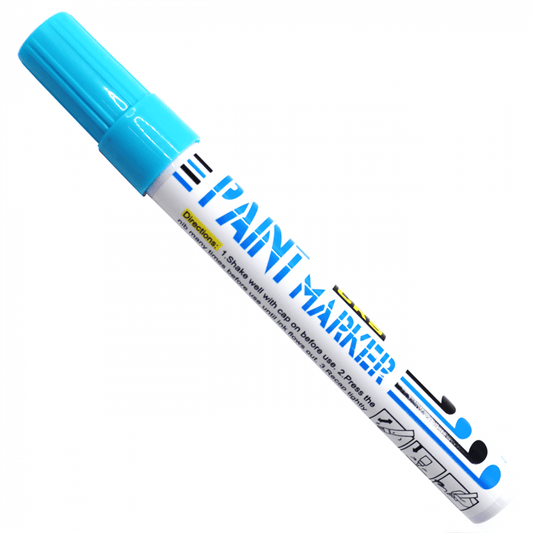 Caneta Permanente Paint Marker CKS Azul Claro