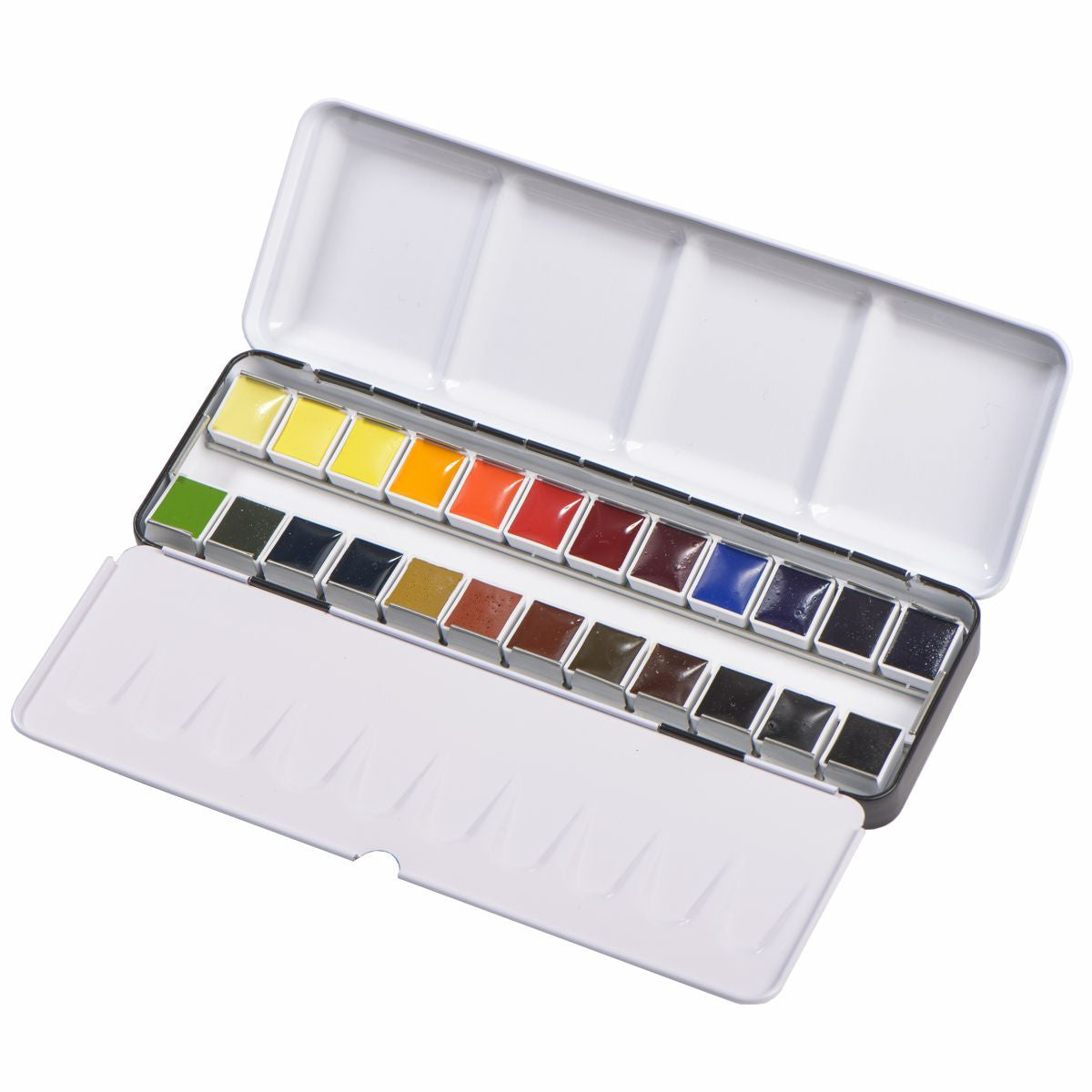 Estojo Tinta Aquarela Blockx Pastilha 24 Cores