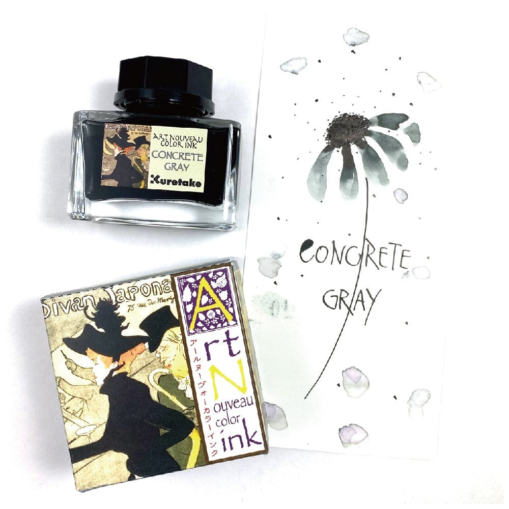 Tinta Kuretake Ink Café Art Nouveau 20ml Concrete Gray