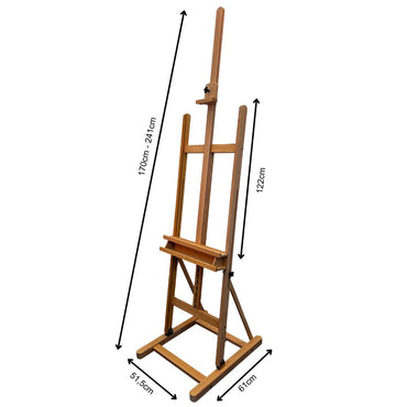 Cavalete em Madeira Com Base Sinoart Estrutura em H
